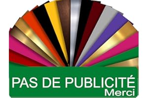 GRAVURE CONCEPT Plaque PAS DE PUBLICITÉ MERCI Adhésive PVC Pour Boîte Aux Lettres - Plaque Stop Pub - 8 cm x 2 cm - 21 Couleurs Disponibles (Vert)