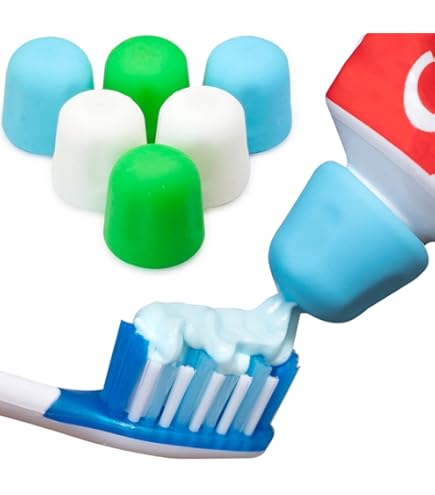 MoHern Spremiagrumi Per Dentifricio, 6 Pezzi (2 Verdi, 2 Blu, 2 Rossi) - Salvatubo Multiuso Per Risparmiare Dentifricio