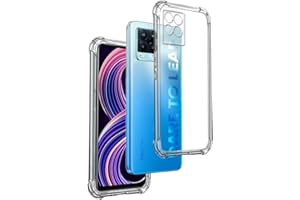 REY Cover in Gel TPU Anti-Shock per REALME 8i - 50, Morbido Silicone Custodie Protettivo Case, Anti-Scratch, Protettiva Sottile Back Cover