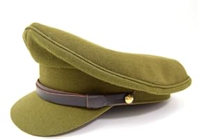 O.A British Army 1940s Khaki WW2 Peak Cap (59cm)