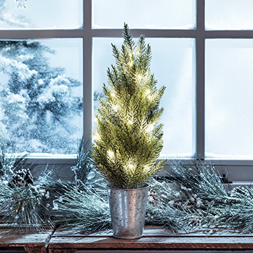 20er LED Draht Micro Lichterkette perlweiß Batteriebetrieb Lights4fun - 9