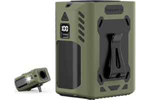 JOLTIX Ventilateur de Taille Portable Ventilateur de Ceinture de Ventilateur Personnel pour Veste de climatisation, Camping, pêche, vélo, Voyage