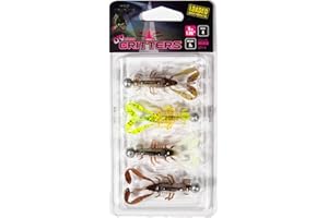 Fox Rage UV Micro Critter 5cm Loaded 3g - 4 Mounted Rubber Crabs