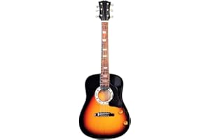 SHOPEWEBB John Lennon 'The Beatles' Acoustic Sunburnst Miniature Guitar Replica