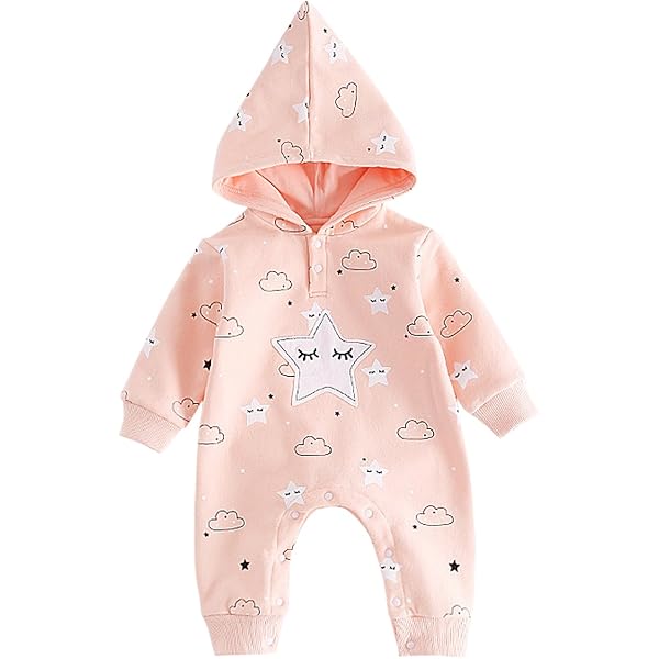 Pyjama Bébé Hiver IMJONO - Combinaison En Polaire Douce, Manches Longues, Taille 3-6 Mois (rose), Pour Fille Ou Garçon