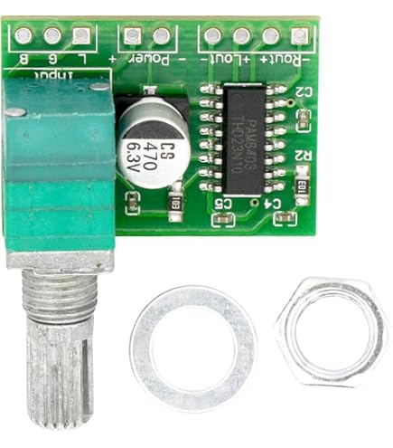 Modulo Scheda Amplificatore Cuffie Stereo DC 3-6V TDA1308 - Foto 2