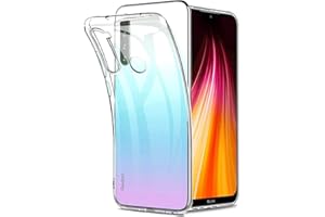 Verco Mobile phone case for Xiaomi Redmi Note 8T Case, mobile phone cover for Xiaomi Redmi Note 8T case transparent thin clear silicone, transparent
