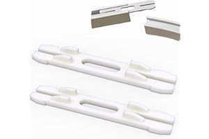 SINTRIX FAB Sintrix-Fab 2x Verbindungsstücke für IKEA VIDGA Vorhangschienen - Kompatibel mit VIDGA Schienen für eine sichere & stabile Verbindung