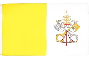 AZ FLAG Vatican City Flag 2' x 3' - Vatican flags 60 x 90 cm - Banner 2x3 ft