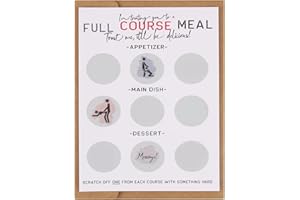 CL&MH Freche Rubbelkarte,komplettes Menü,lustige Rubbel-Geburtstagskarte für ihn,unhöfliches Geschenk für ihn.Ehemann oder andere Hälfte mit dieser sexy,lustigen Rubbelkarte (Rubbelkarte)