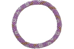 Yvelise Bracelet femme Népalais en perles - Fait main au Népal - Authentique
