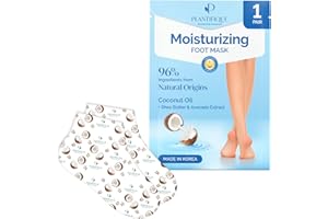 PLANTIFIQUE Maschera Piedi Idratante | Idea Regalo Skincare Coreana | Calzini per Piedi Secchi | Trattamento Spa come Crema Talloni Screpolati | Uomini e Donne | 1 Paia