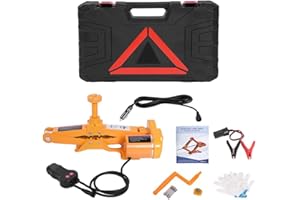Victool Elevador de Tijeras, 3 Tonos, 12 V CC Automotive, Gato Profesional eléctrico, elevación SUV Van Garaje, Equipo de Emergencia