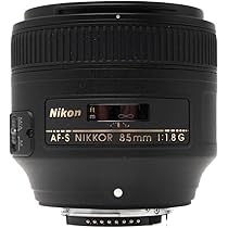 Nikon AF-S 85mm F/1.8G Prime Lens for Nikon DSLR Camera (Black
