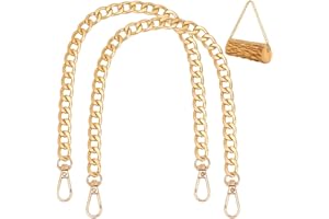 PH PandaHall 2pz Catena per Borsa Oro 40cm Catena Borsa a Spalla, Catene di Ricambio per Borse in Alluminio per Borsetta Borse a Spalla Pochette Fai Da Te