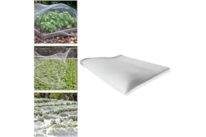 MODO AGRO Malla Anti Insectos Aves y Granizo 50g/m² Malla de protección contra Insectos Anti Granizo Anti Viento Especial Agricultura Resistente y Flexible (3m x 6m)