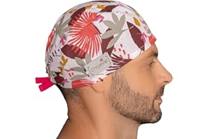 CHRYSVAL - Calot Court Palm - Bonnet Chirurgical Ou Calot Cuisine Unisexe 100% Coton Oeko-Tex - Réglable Avec Attaches