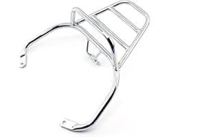 BIKE EQUIPMENT Top Case Träger Chrom für Piaggio Vespa LX, LXV