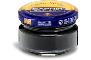 Saphir, Crème Surfine, crema lucido da scarpe, 50 ml (etichetta in lingua italiana non garantita)