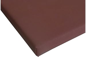 ‎KISSENFABRIK-JUWAN Pflegeleichtes Sitzkissen Stuhlkissen Bankkissen 40x40cm Kunstlederbezug in Gastroqualität (braun ATN)