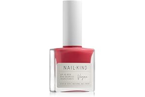 NAILKIND Red Nail Polish - Popsicle Party - Bright-Nails Red Nail Varnish - Vegan Nail Lacquer - Peta Certified + Cruelty Free - Quick Drying Long Lasting - Chip Resistant Manicure - 8ml