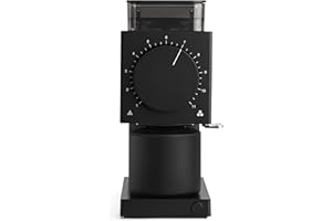Fellow Gen 2 Ode Brew Grinder - Burr Coffee Grinder Electric - 31 Settings for Drip, French Press & Cold Brew - Small Footprint Grinder - Matte Black