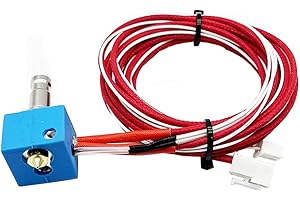 HzdaDeve 3D-Drucker Extruder Kit Hot End für Anycubi Kobra Neo V5 J Head Druckkopf mit Silikonsocke 0,4 mm Düse Kompatibel mit Heizpatrone 24 V 40 W Thermistor NTC 100 K