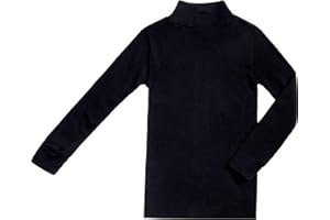 BABIDU Camiseta Interior Niños Unisex Cuello Medio Alto Semicisne, Gama Punt NOU, Ropa para Niño y Niña de 2 a 16 Años Unisex, Camiseta Interior Manga Larga Algodón y Poliéster