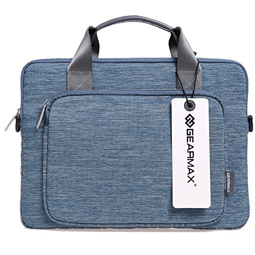 STONG ShockProof Neoprene Laptop Sleeve Hülle(11,6, 13.3, 15.4Zoll) Laptop Tasche Schultertaschen Schutzhülle Ultrabook Tasche für Apple Macbook Air 13, Surface Pro 3/4, Surface Book, Dell XPS 13, HP Spectre X360 iPad Pro 12.9(13.3 Zoll, Blau) - 9