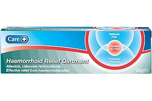Care Haemorrhoid Cream 25g, for The Relief of External Haemorrhoids, Double Action Ointment, Relieves Pain and Promotes Healing of Piles