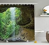 7-12 C-type plastic hooks or all-iron material hooks + stainless steel holes + polyester shower curtain + weighted lead wire.