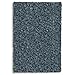 Produktbild Hochflor Shaggy Teppich TWILIGHT 39001 5522 in Petrol/Blau - Größe: ca. 80x150 cm - Strapazierfähig und Pflegeleicht