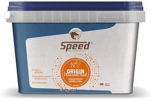 SPEED HORSECARE WITH PASSION EST. 1963 Speed N° 1 Origin, Concentrado de alimento Mineral, 1,5 kg de Suministro básico de minerales Esenciales, oligoelementos y vitaminas para Caballos