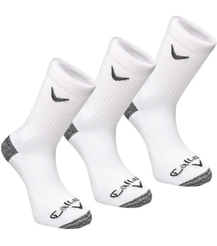 Chaussettes Footjoy ProDry Crew Grey - Eté 2025