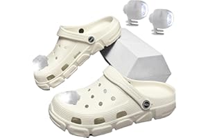 LYEAA 1Pair Croc Lights, Croc Shoes Decoration Charms Small Light Ball Glow in the Dark Shoe Headlights for Croc Waterproof Hole Shoe Light 3 Modes Hiking Warning Lamp