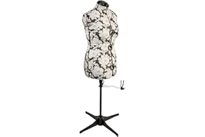 SEWING-ONLINE Maniqui Costura Ajustable Hollyhock Gris 8-Partes | Medio (M) [Talla EUR 44 a 48]