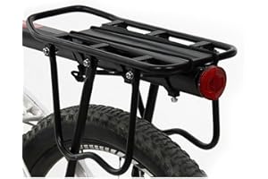 ThreeH Regulowany tylny bagażnik rowerowy aluminiowy bagażnik rowerowy sztyca rowerowa bagażnik cargo BK431