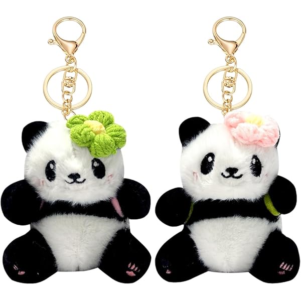 Adorables Porte-clés Panda En Peluche - Vente En Gros Et Personnalisables