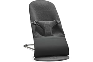 BabyBjörn Hamaca Bliss, Jersey 3D, Gris carbón