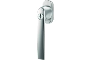 Roto RSA A40 ML 43 M5X40 R011 Samba Window Handle, Natural Silver, 7 x 43 mm