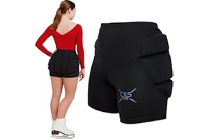 CRS Cross Padded Figure Skating Shorts – Crash Butt Pads for Hips Tailbone & Butt