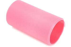 YUUGAA Ausziehbarer Tunnel für Haustiere, Spieltunnel für kleine Tiere, einziehbares Tunnel für Nerz, Meerschweinchen, Murmeltier, Igel, Chinchilla (Rosa)