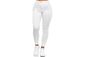 Elara Damen Jeans High Waist Slim Fit Chunkyrayan