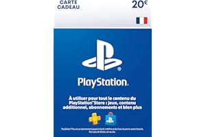 Sony PlayStation Store, Carte Cadeau PSN, Valeur 20 EUR, Compte Français, Code de Téléchargement (PS5/PS4/PS3/PS Vita)
