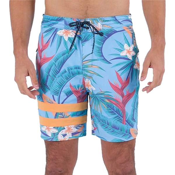 Short De Bain Hurley Phantom Outsider 18" Homme - Tissu Extensible
