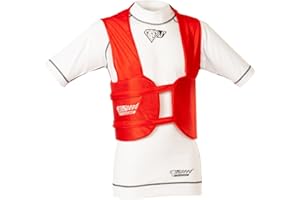 SPEED RACEWEAR Speed - Gilet di protezione a coste Kart Erfurt, nero/blu/rosso, XXS-XXL