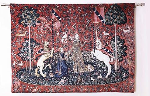 Signare Tapestry Art Wall Hanging Decoration - Lady and Unicorn Sense of Taste 120cm x 85cm