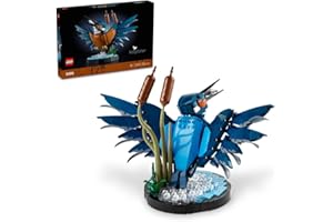 LEGO Icons Zimorodek, Model Ptaka z Klocków do Zbudowania, Kreatywny zestaw dla Dorosłych Miłośników Ornitologii, Dekoracje do Domu i Ozdoba na Biurko, Pomysł na Prezent dla Niej i dla Niego, 10331