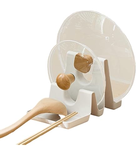 Coperchi Anti-Troppopieno In Silicone - 6 Pezzi, Multiuso Per Pentole E Supporto Cucchiaio