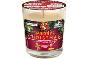 Candela in bicchiere profumata pan di zenzero e miele - Christmas Collection - Cera vegana- Cereria di Giorgio